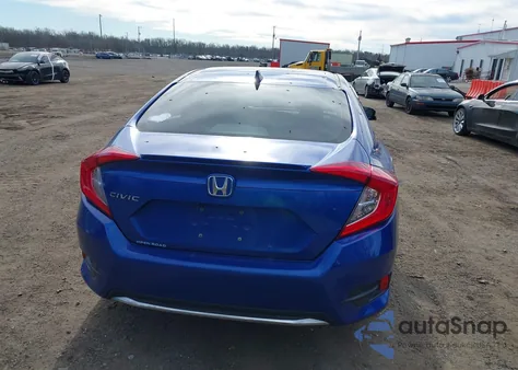 2020 Honda Civic Ex-L from USA, damaged, VIN 2HGFC1F75LH681351